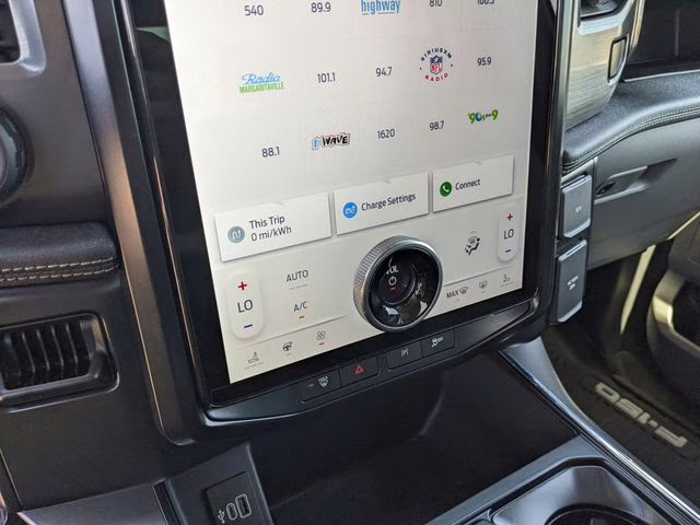 2025 Blue Metallic Ford F-150 Lightning Flash AWD Truck