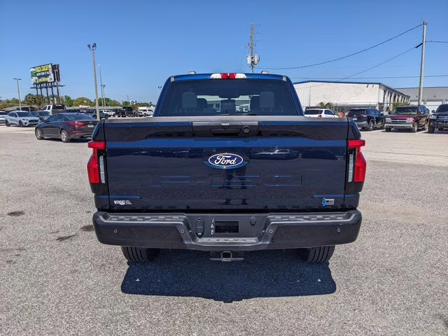 2025 Blue Metallic Ford F-150 Lightning Flash AWD Truck