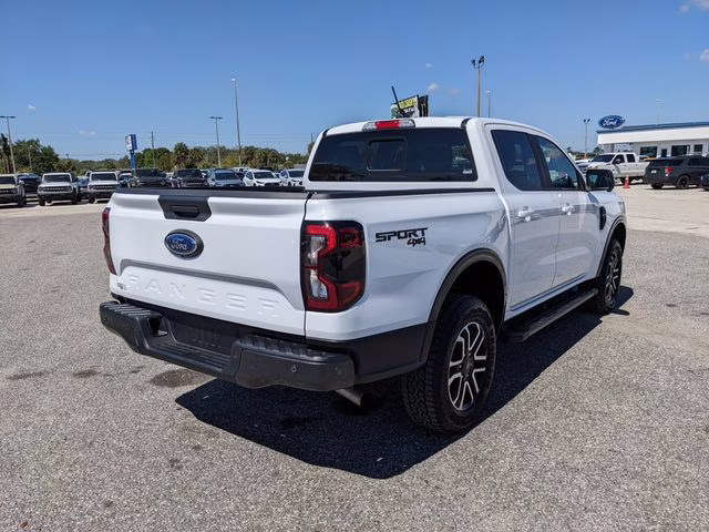 2024 Oxford White Ford Ranger Lariat 4X4 Truck