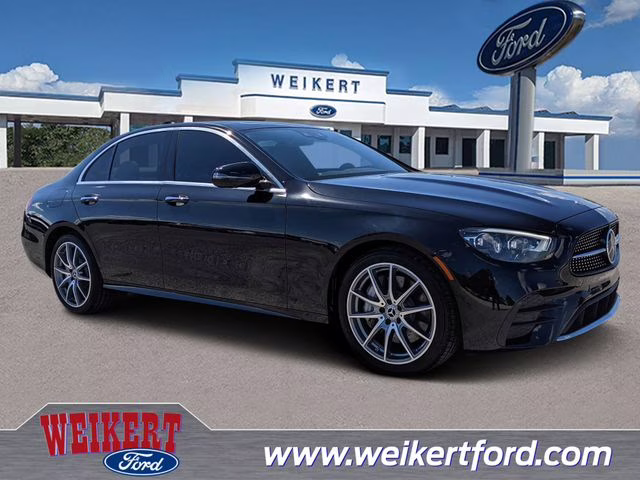 2022 Black Mercedes-Benz E-Class E 450 AWD Sedan