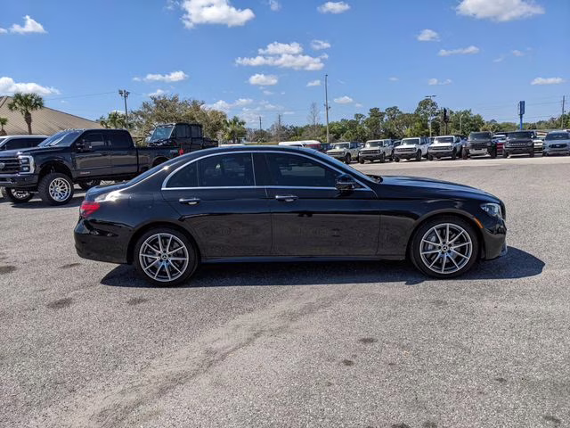 2022 Black Mercedes-Benz E-Class E 450 AWD Sedan
