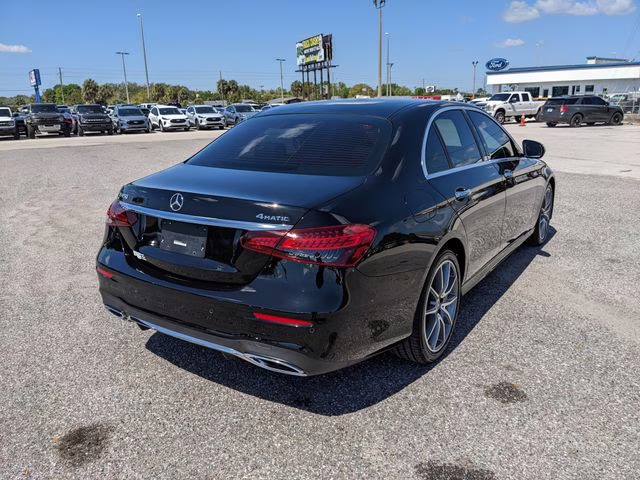 2022 Black Mercedes-Benz E-Class E 450 AWD Sedan