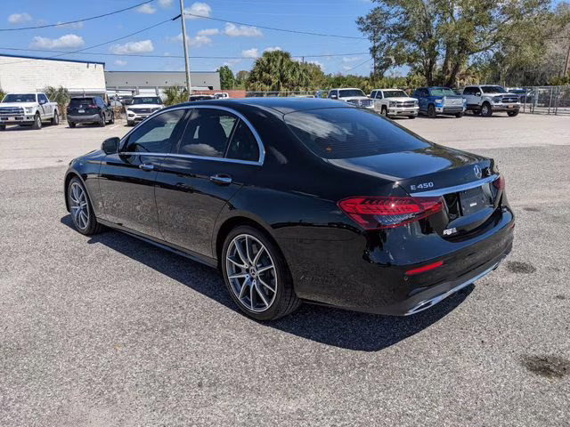2022 Black Mercedes-Benz E-Class E 450 AWD Sedan