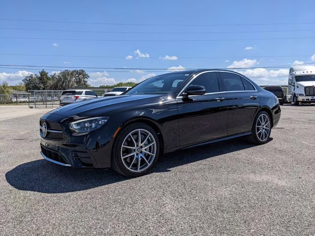 2022 Black Mercedes-Benz E-Class E 450 AWD Sedan