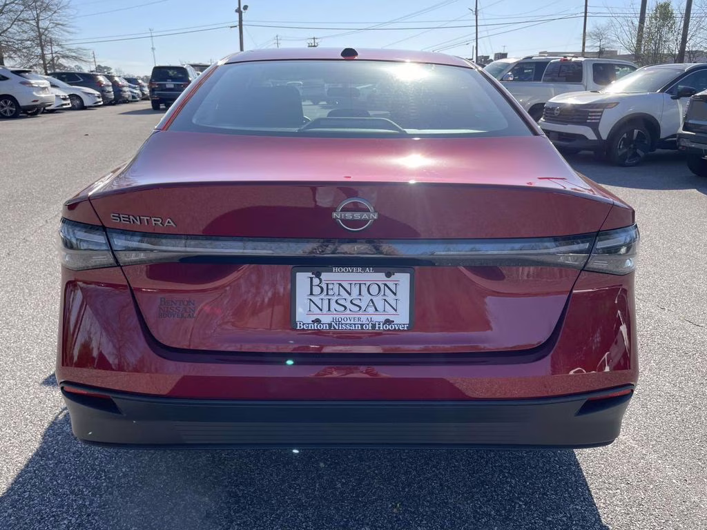 2026 Scarlet Ember Tintcoat Nissan Sentra SV FWD Sedan