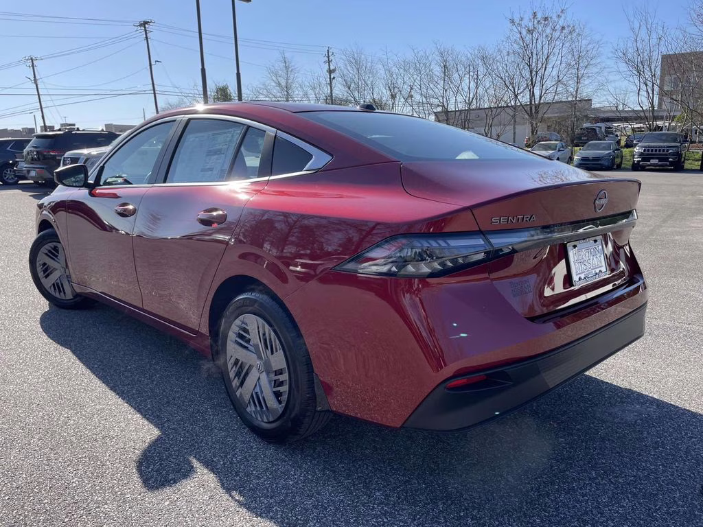 2026 Scarlet Ember Tintcoat Nissan Sentra SV FWD Sedan