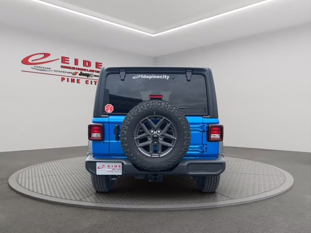 2026 Hydro Blue Pearl Coat Jeep Wrangler Sport S 4X4 SUV