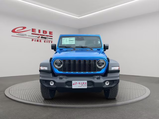 2026 Hydro Blue Pearl Coat Jeep Wrangler Sport S 4X4 SUV