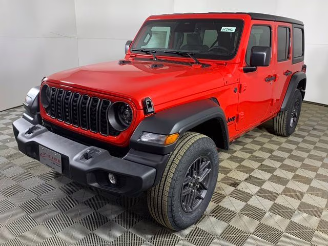 2026 Firecracker Red Clearcoat Jeep Wrangler 4-Door Sport S 4X4 SUV