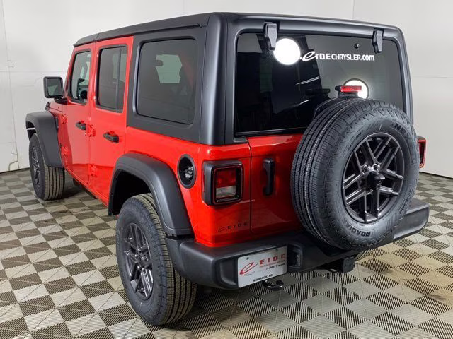 2026 Firecracker Red Clearcoat Jeep Wrangler 4-Door Sport S 4X4 SUV