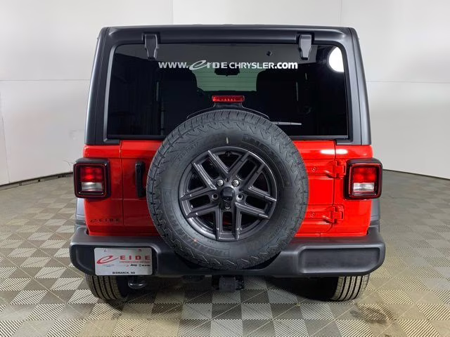 2026 Firecracker Red Clearcoat Jeep Wrangler 4-Door Sport S 4X4 SUV