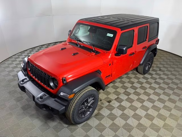2026 Firecracker Red Clearcoat Jeep Wrangler 4-Door Sport S 4X4 SUV