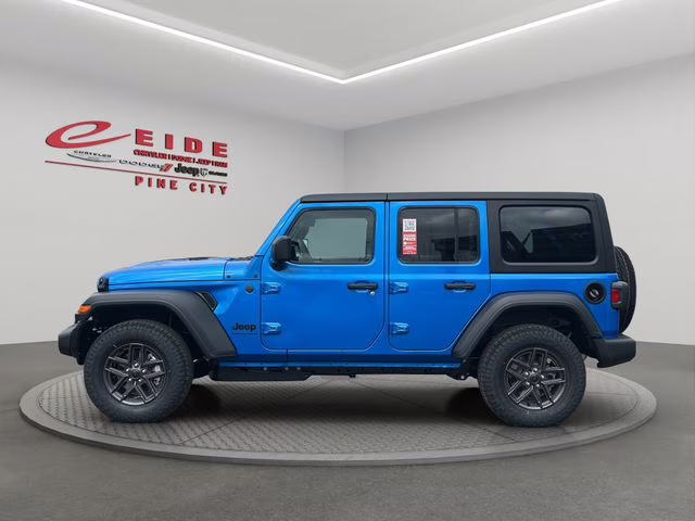 2026 Hydro Blue Pearl Coat Jeep Wrangler Sport S 4X4 SUV