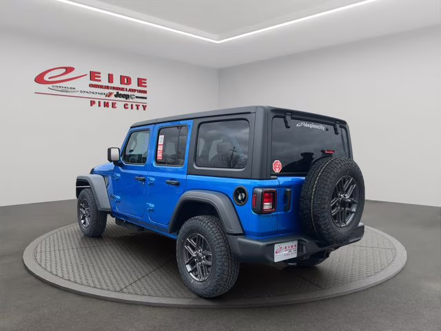 2026 Hydro Blue Pearl Coat Jeep Wrangler Sport S 4X4 SUV