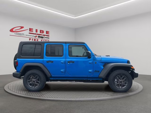 2026 Hydro Blue Pearl Coat Jeep Wrangler Sport S 4X4 SUV