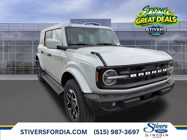 2026 Avalanche Gray Ford Bronco Outer Banks 4X4 SUV