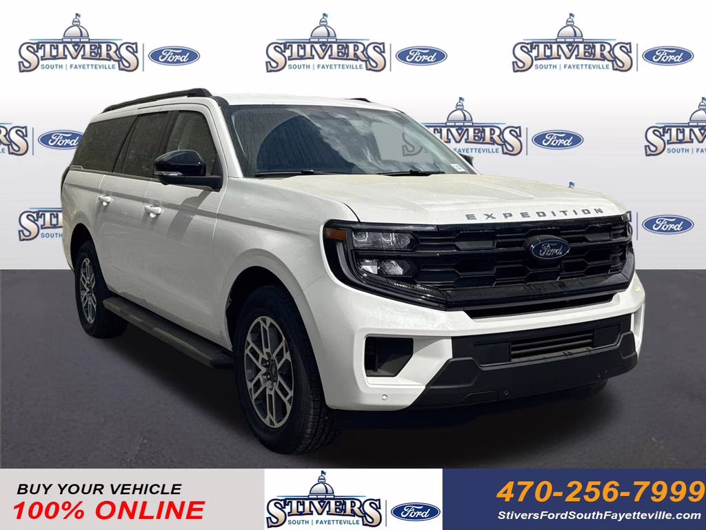 2026 White Metallic Ford Expedition Max Active RWD SUV