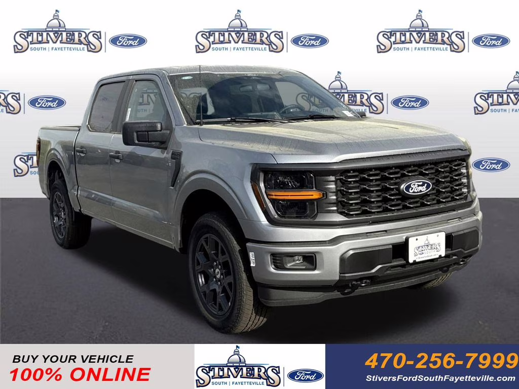 2026 Silver Metallic Ford F-150 STX 4X4 Truck