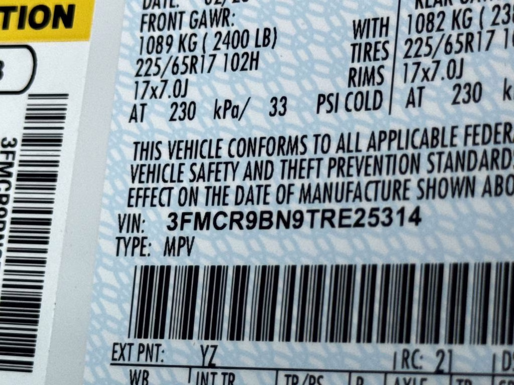 2026 Oxford White Ford Bronco Sport Big Bend 4X4 SUV