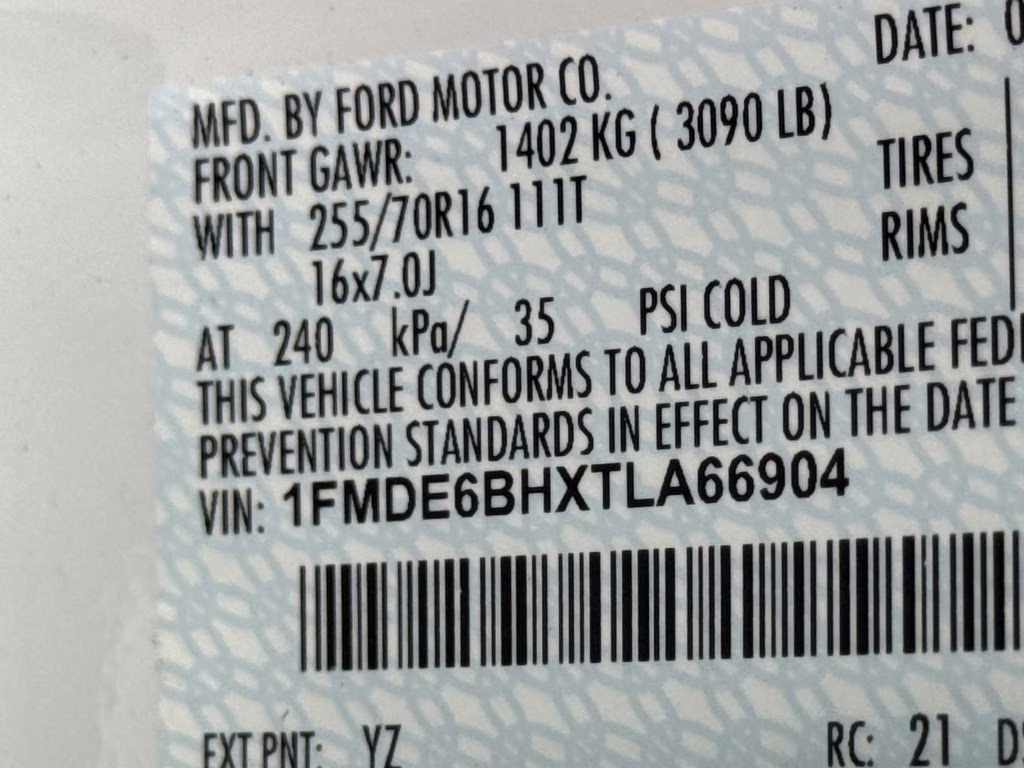 2026 Oxford White Ford Bronco Base 4X4 SUV