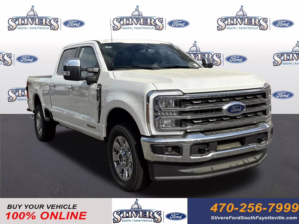 2026 White Metallic Ford Super Duty F-250 SRW King Ranch 4X4 Truck