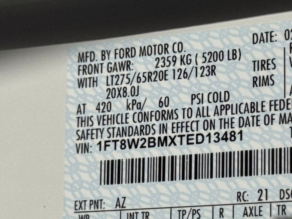 2026 White Metallic Ford Super Duty F-250 SRW King Ranch 4X4 Truck