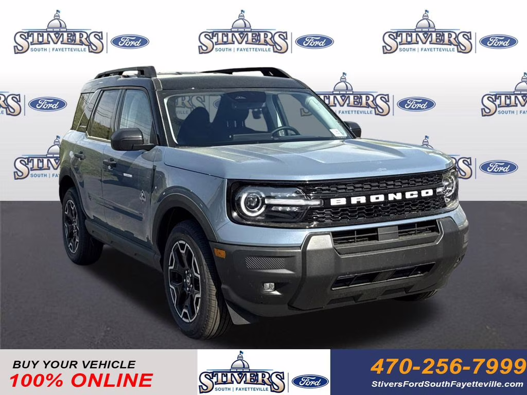 2026 Azure Gray Metallic Ford Bronco Sport Outer Banks 4X4 SUV