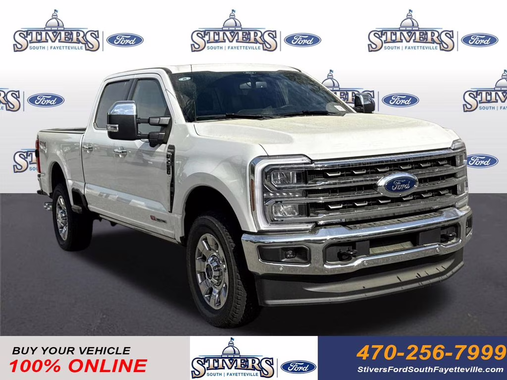 2026 White Metallic Ford Super Duty F-250 SRW King Ranch 4X4 Truck