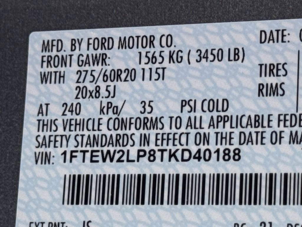 2026 Silver Metallic Ford F-150 STX 4X4 Truck