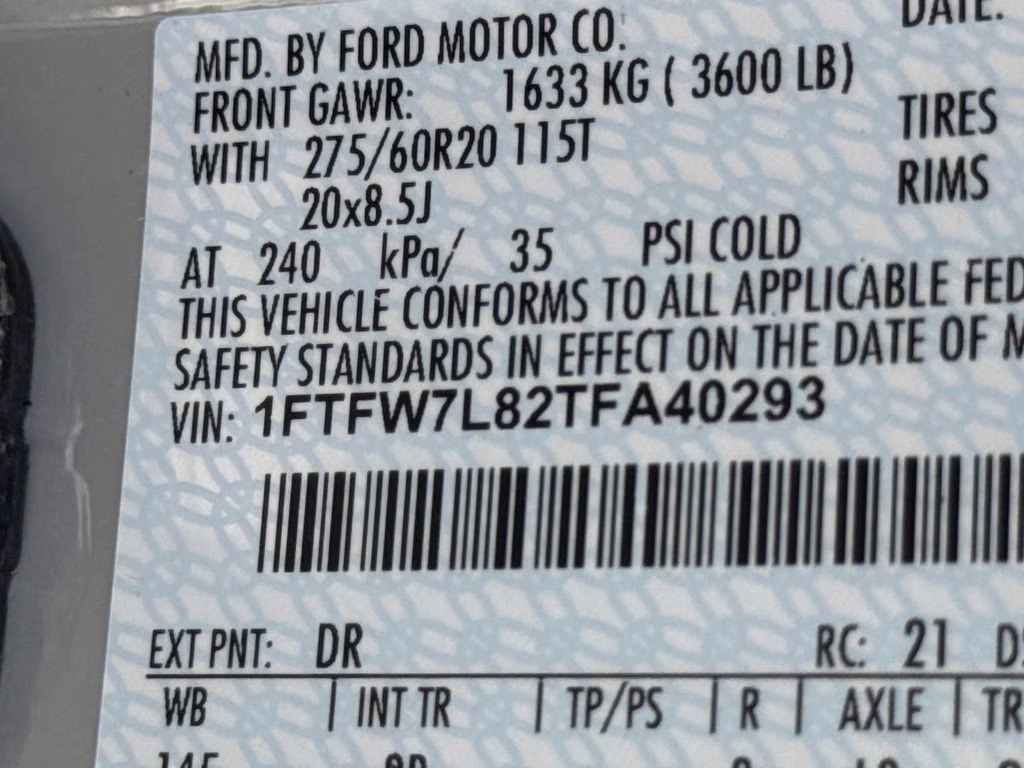 2026 Avalanche Ford F-150 Platinum 4X4 Truck