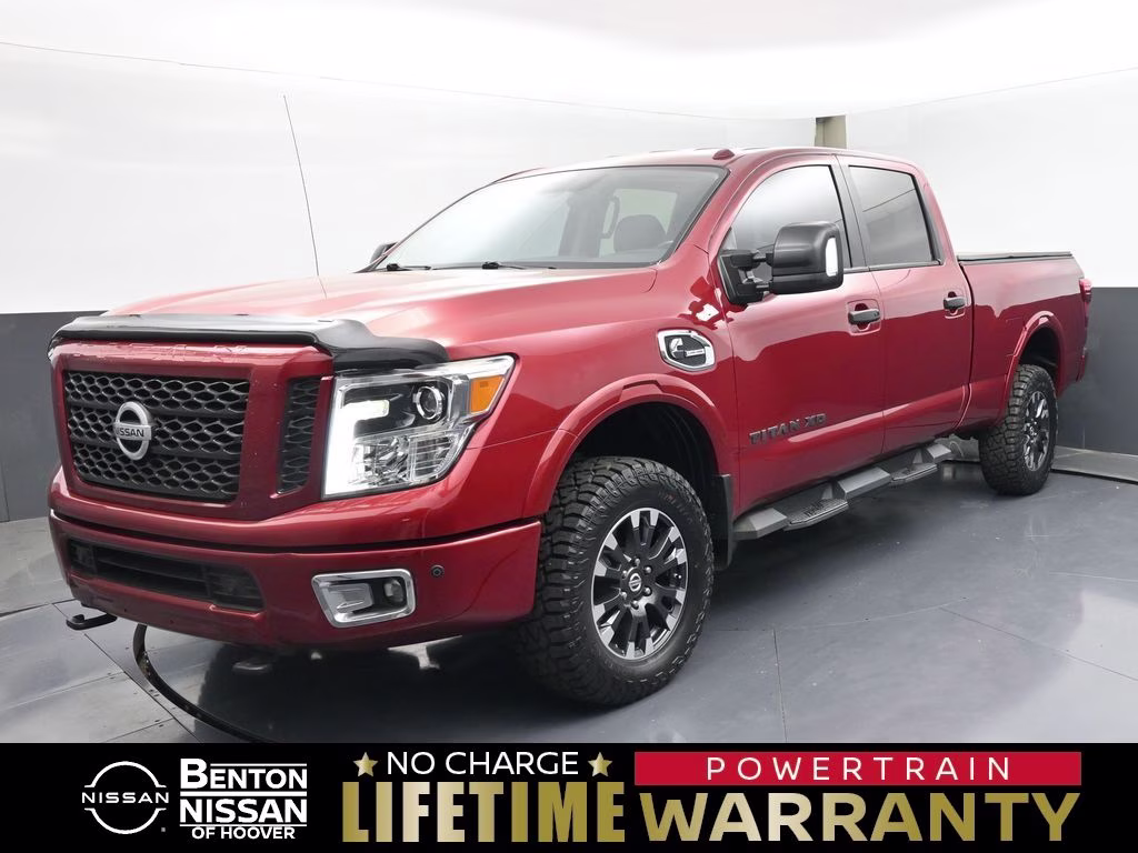 2019 Cayenne Red Metallic Nissan Titan XD PRO-4X 4X4 Truck