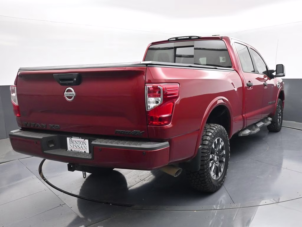 2019 Cayenne Red Metallic Nissan Titan XD PRO-4X 4X4 Truck