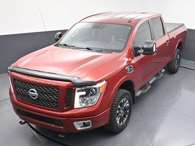 2019 Cayenne Red Metallic Nissan Titan XD PRO-4X 4X4 Truck