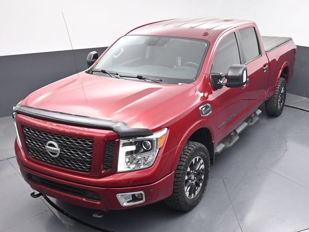 2019 Cayenne Red Metallic Nissan Titan XD PRO-4X 4X4 Truck