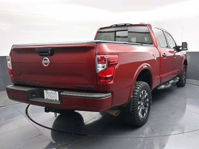 2019 Cayenne Red Metallic Nissan Titan XD PRO-4X 4X4 Truck