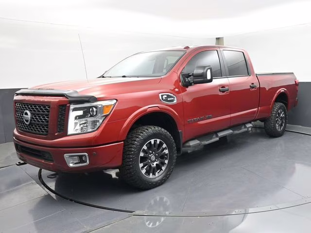 2019 Cayenne Red Metallic Nissan Titan XD PRO-4X 4X4 Truck