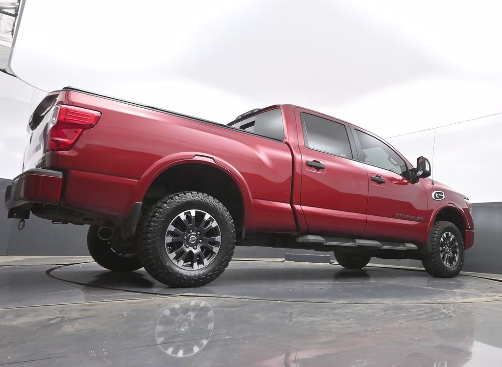 2019 Cayenne Red Metallic Nissan Titan XD PRO-4X 4X4 Truck