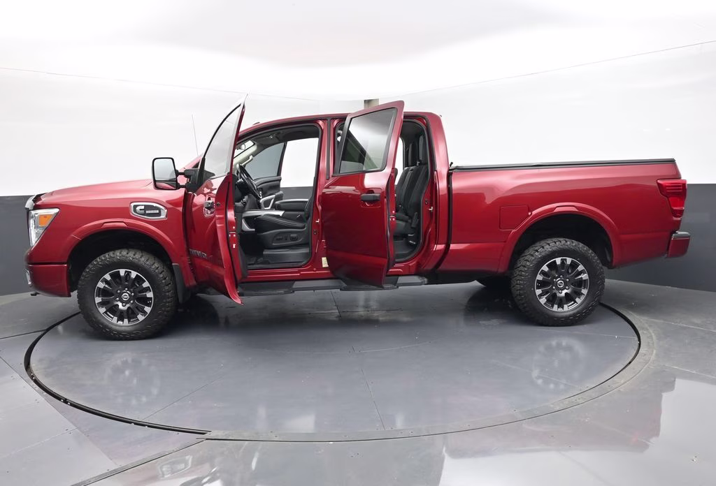 2019 Cayenne Red Metallic Nissan Titan XD PRO-4X 4X4 Truck