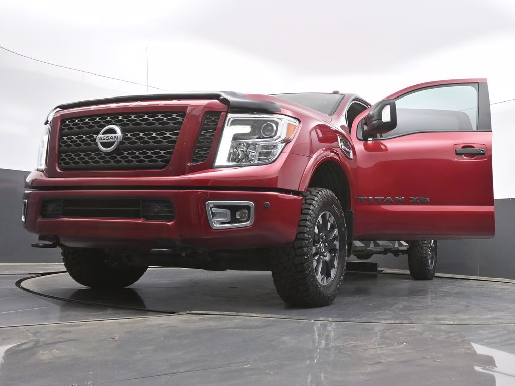 2019 Cayenne Red Metallic Nissan Titan XD PRO-4X 4X4 Truck