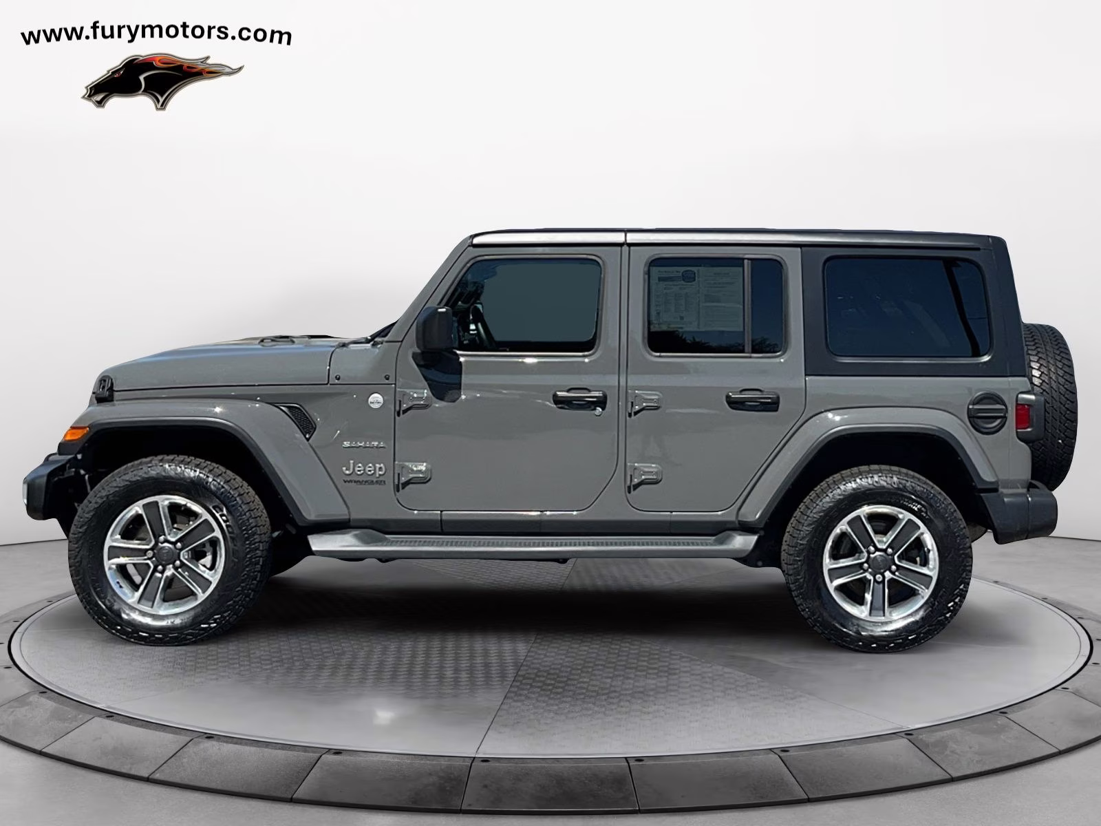 2020 Sting-Gray Clearcoat Jeep Wrangler Unlimited Sahara 4X4 SUV