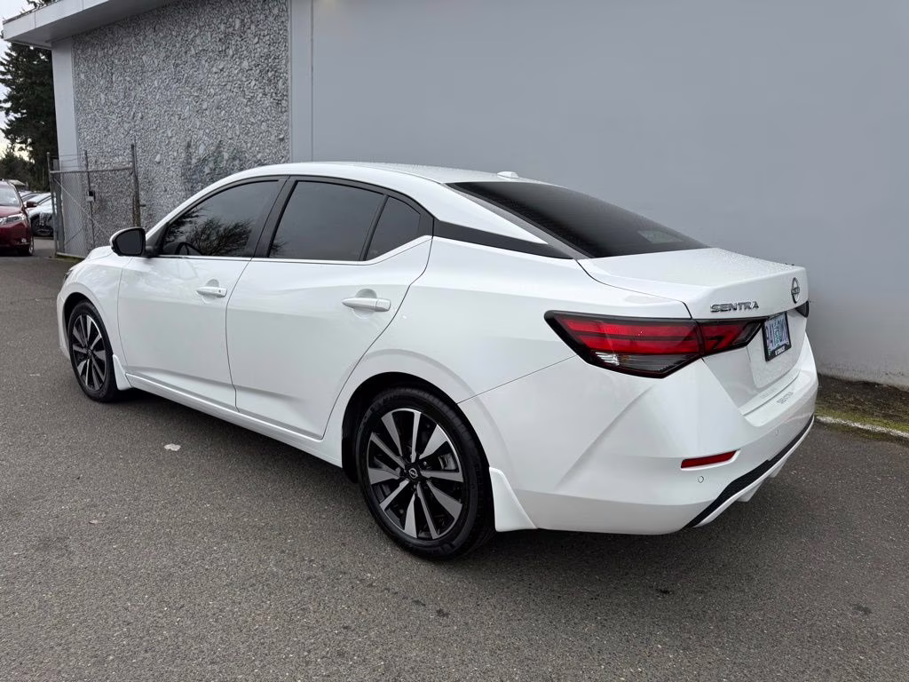 2025 Aspen White Tricoat Nissan Sentra SV FWD Sedan