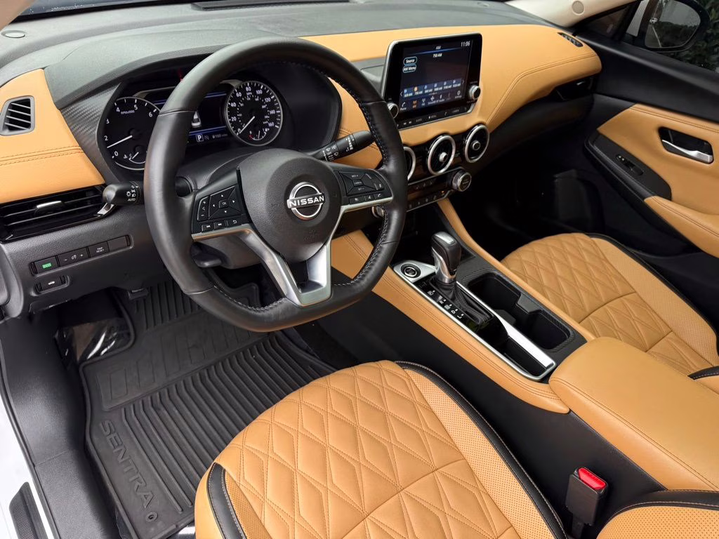 2025 Aspen White Tricoat Nissan Sentra SV FWD Sedan