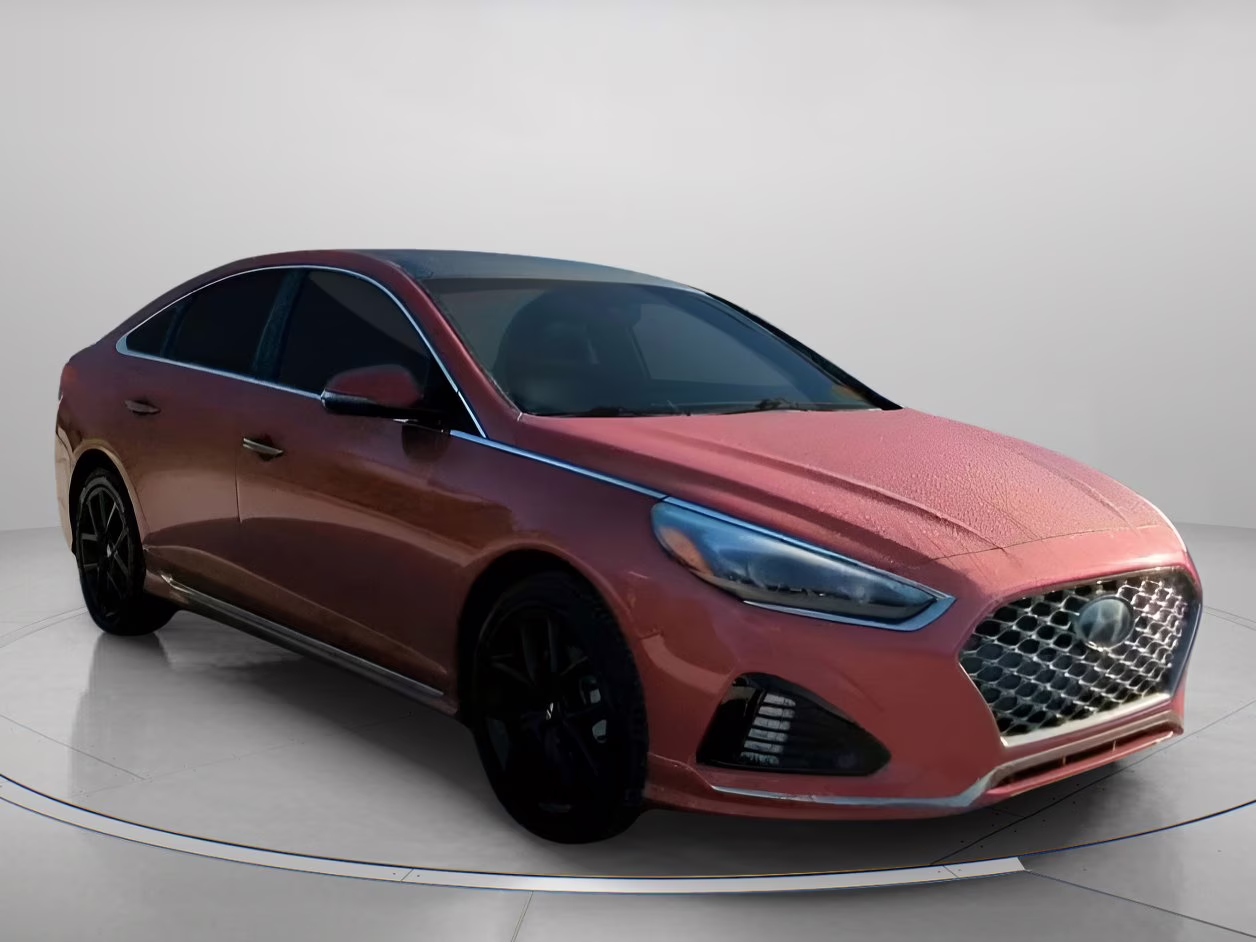 2019 Scarlet Red Hyundai Sonata Limited FWD Sedan