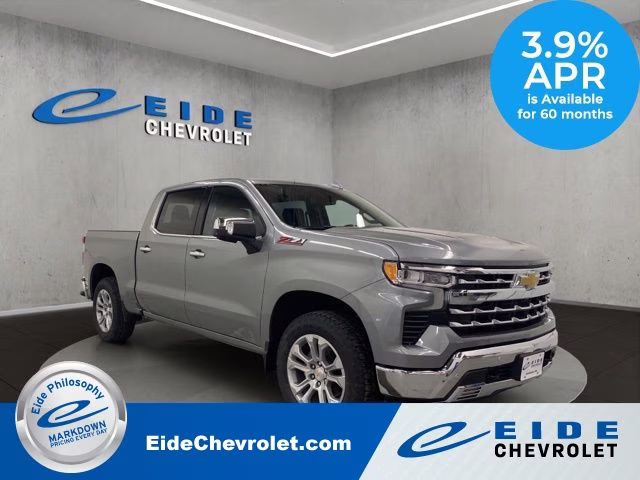 2026 Sterling Gray Metallic Chevrolet Silverado 1500 LTZ 4X4 Truck