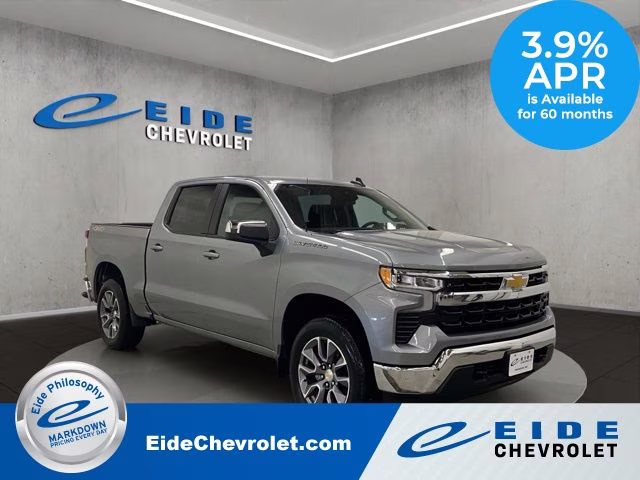2026 Sterling Gray Metallic Chevrolet Silverado 1500 LT 4X4 Truck