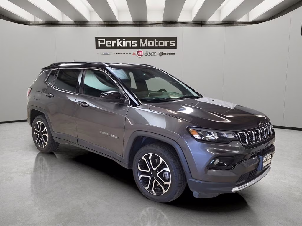 2023 Granite Crystal Metallic Clearcoat Jeep Compass Limited 4X4 SUV