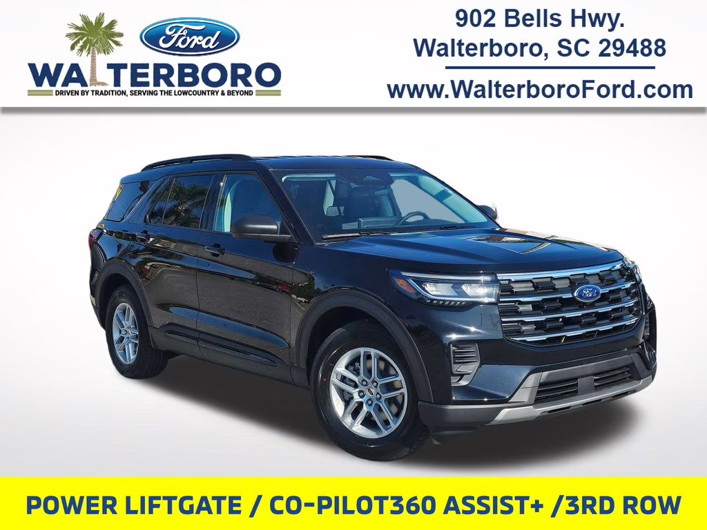 2026 Agate Black Metallic Ford Explorer Active RWD SUV