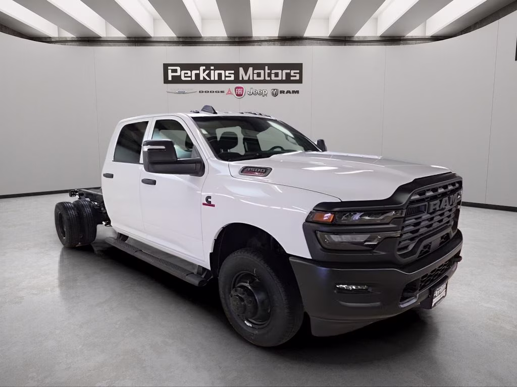 2026 Bright White Clearcoat Ram 3500 Tradesman 4X4 Truck