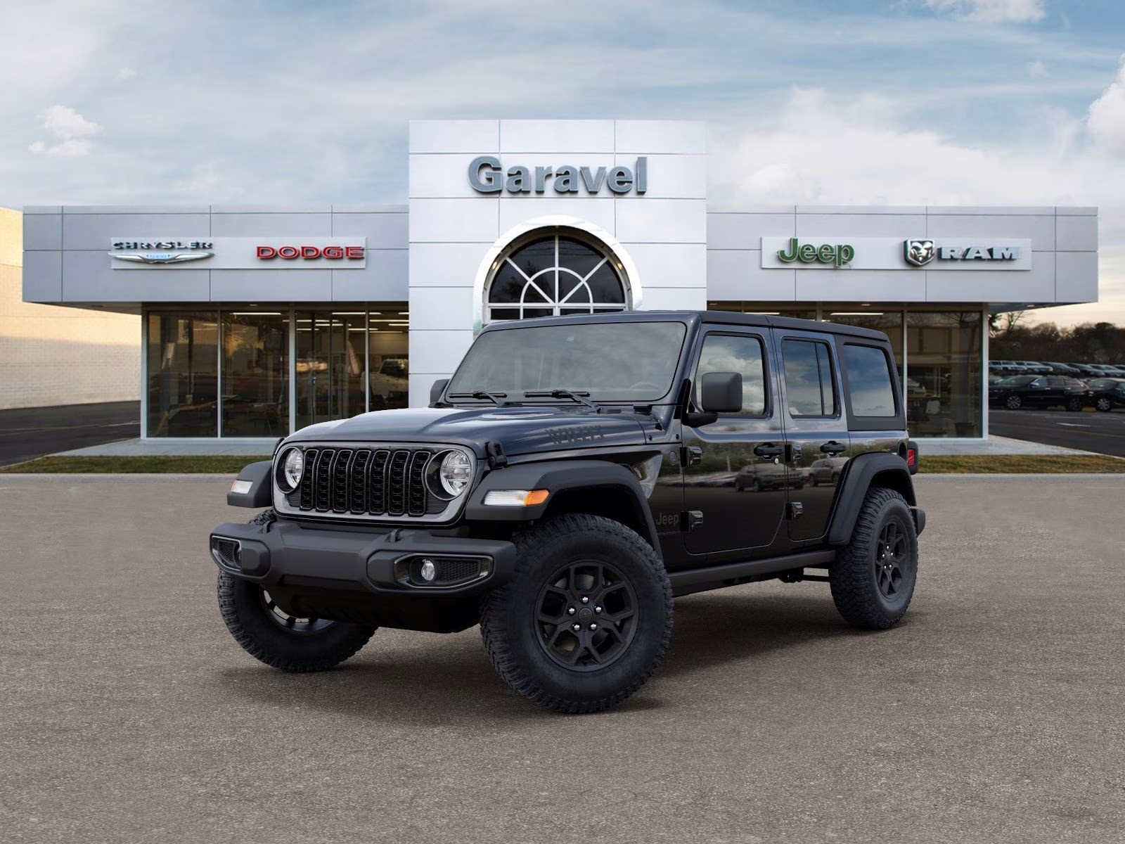 2026 Black Clearcoat Jeep Wrangler Willys 4X4 SUV