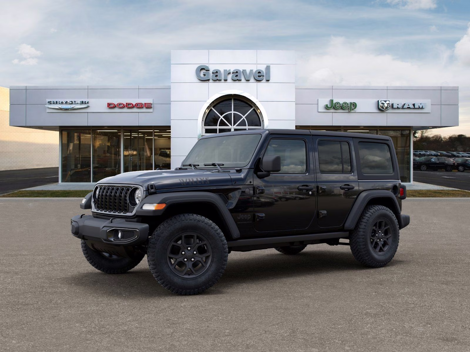 2026 Black Clearcoat Jeep Wrangler Willys 4X4 SUV